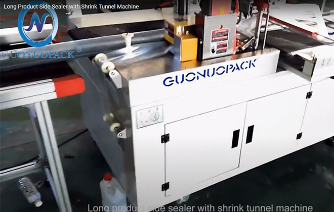 Long Product Side Sealer with Shrink Tunnel Machine